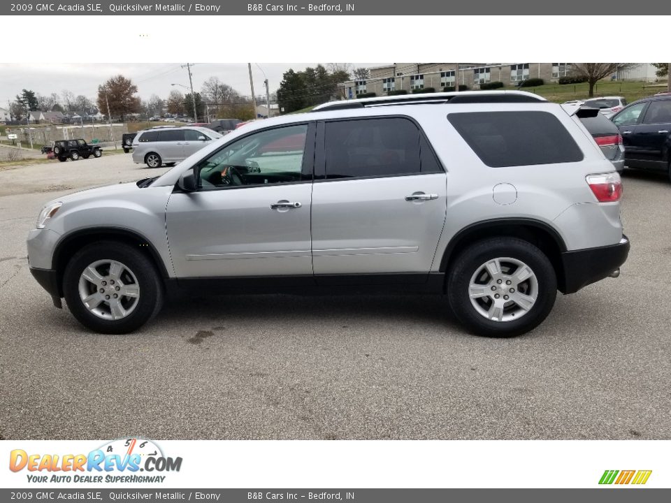 2009 GMC Acadia SLE Quicksilver Metallic / Ebony Photo #6
