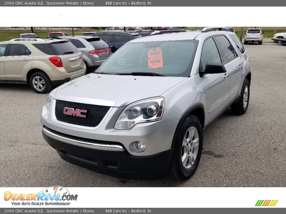 2009 GMC Acadia SLE Quicksilver Metallic / Ebony Photo #7