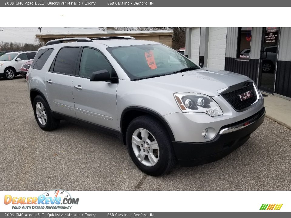 2009 GMC Acadia SLE Quicksilver Metallic / Ebony Photo #9