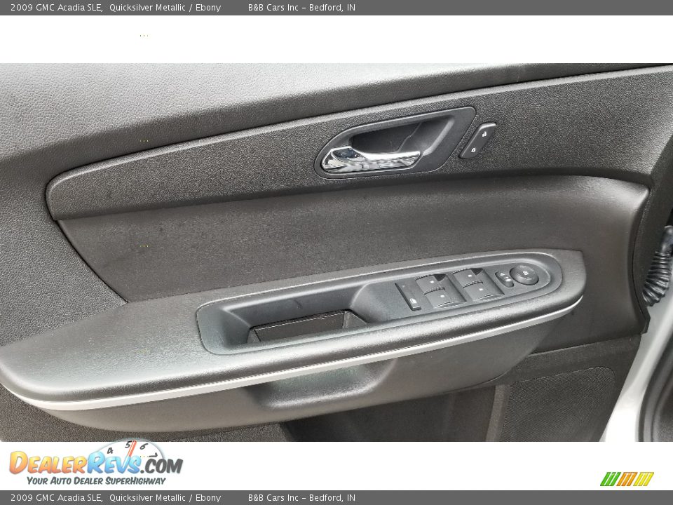 2009 GMC Acadia SLE Quicksilver Metallic / Ebony Photo #10