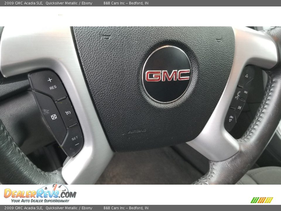 2009 GMC Acadia SLE Quicksilver Metallic / Ebony Photo #12