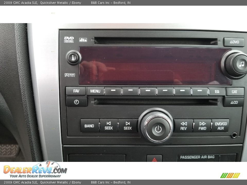 2009 GMC Acadia SLE Quicksilver Metallic / Ebony Photo #13