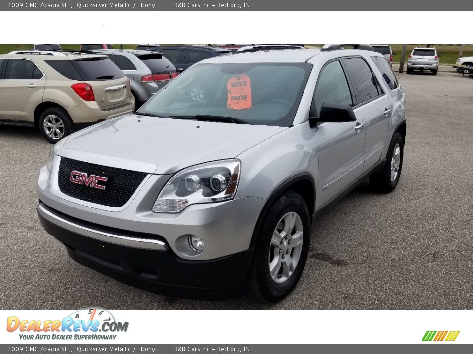 2009 GMC Acadia SLE Quicksilver Metallic / Ebony Photo #23