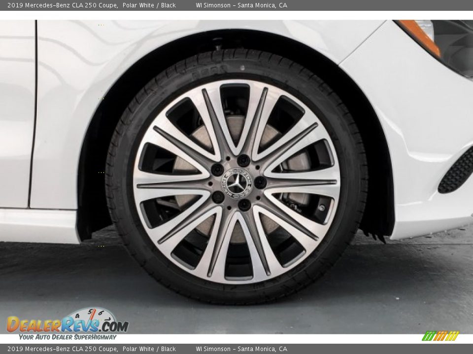 2019 Mercedes-Benz CLA 250 Coupe Polar White / Black Photo #9