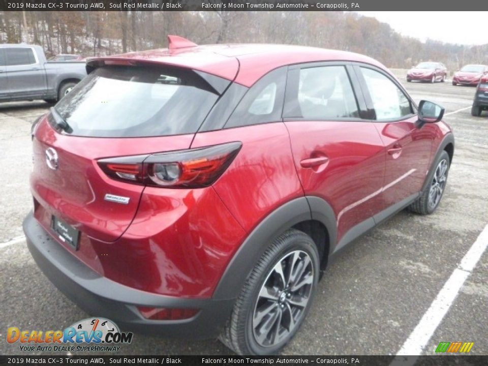 2019 Mazda CX-3 Touring AWD Soul Red Metallic / Black Photo #2