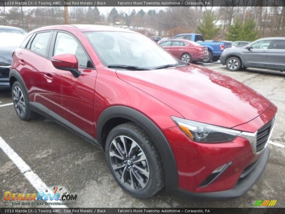 2019 Mazda CX-3 Touring AWD Soul Red Metallic / Black Photo #3