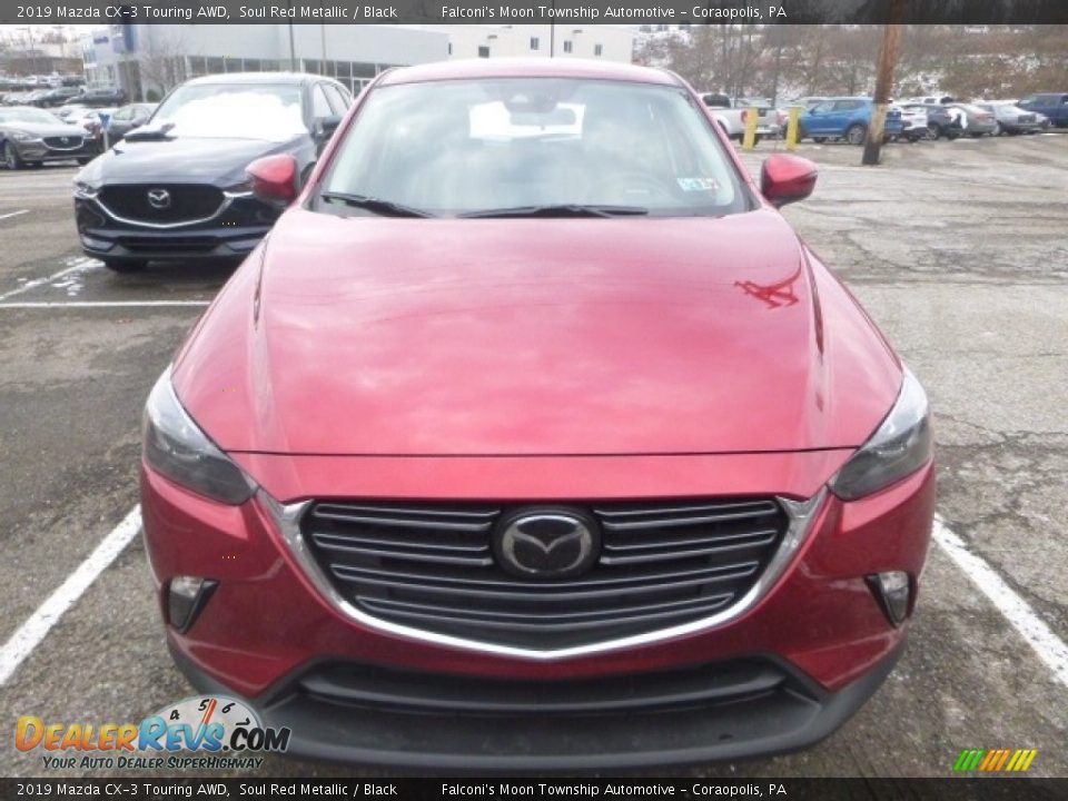2019 Mazda CX-3 Touring AWD Soul Red Metallic / Black Photo #4
