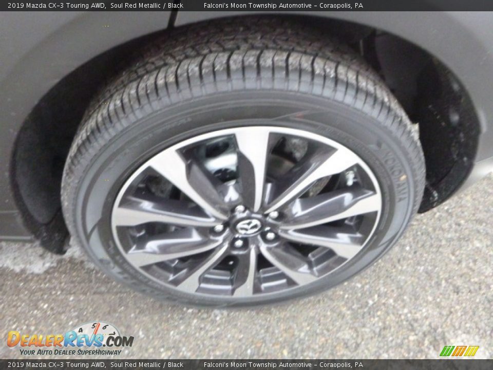 2019 Mazda CX-3 Touring AWD Soul Red Metallic / Black Photo #7