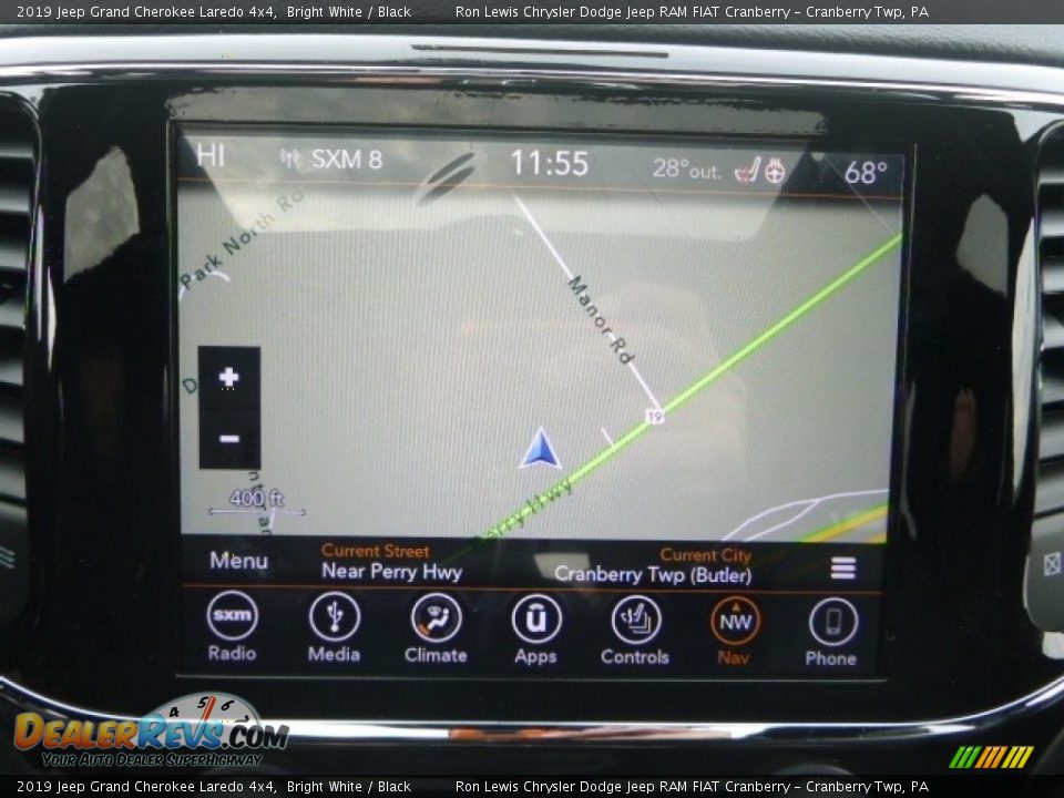 2019 Jeep Grand Cherokee Laredo 4x4 Bright White / Black Photo #17