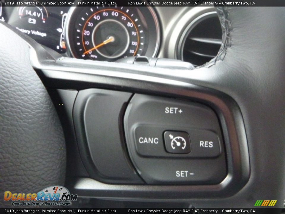 2019 Jeep Wrangler Unlimited Sport 4x4 Steering Wheel Photo #19