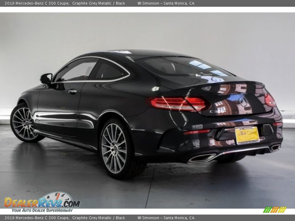 2019 Mercedes-Benz C 300 Coupe Graphite Grey Metallic / Black Photo #2