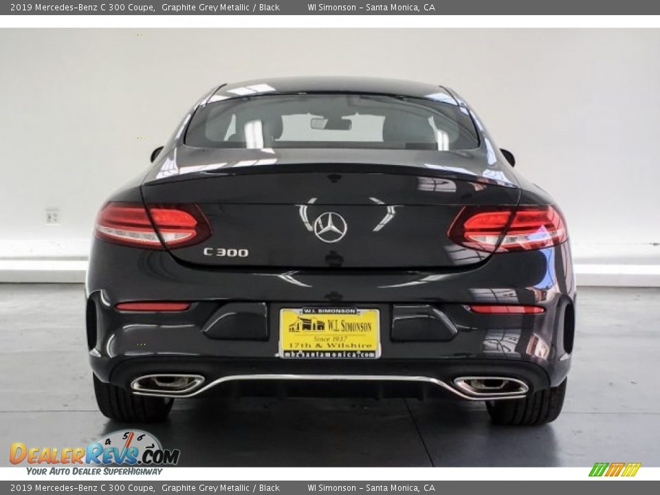 2019 Mercedes-Benz C 300 Coupe Graphite Grey Metallic / Black Photo #3