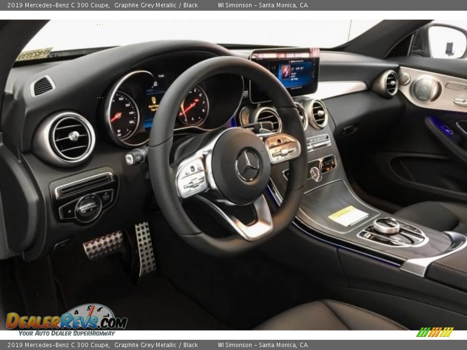 2019 Mercedes-Benz C 300 Coupe Graphite Grey Metallic / Black Photo #4