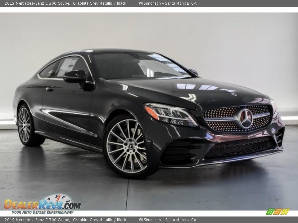 2019 Mercedes-Benz C 300 Coupe Graphite Grey Metallic / Black Photo #12