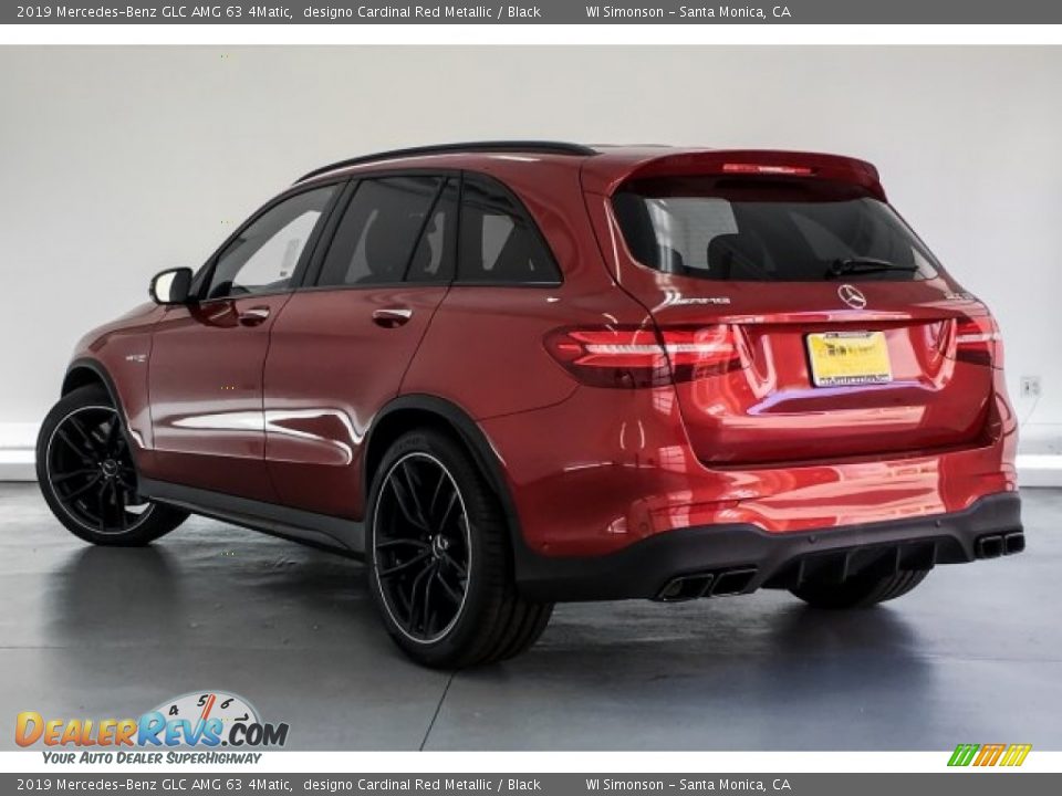 2019 Mercedes-Benz GLC AMG 63 4Matic designo Cardinal Red Metallic / Black Photo #2