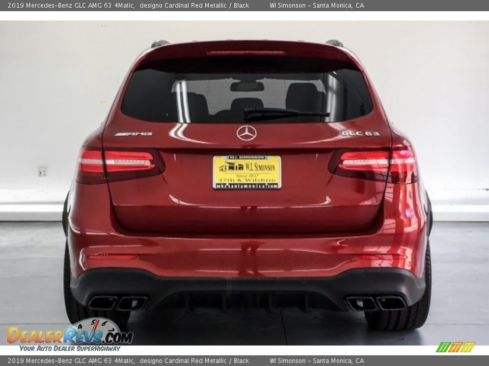 2019 Mercedes-Benz GLC AMG 63 4Matic designo Cardinal Red Metallic / Black Photo #3