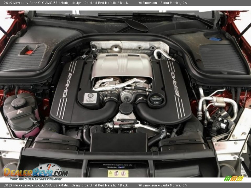 2019 Mercedes-Benz GLC AMG 63 4Matic 4.0 Liter AMG biturbo DOHC 32-Valve VVT V8 Engine Photo #8