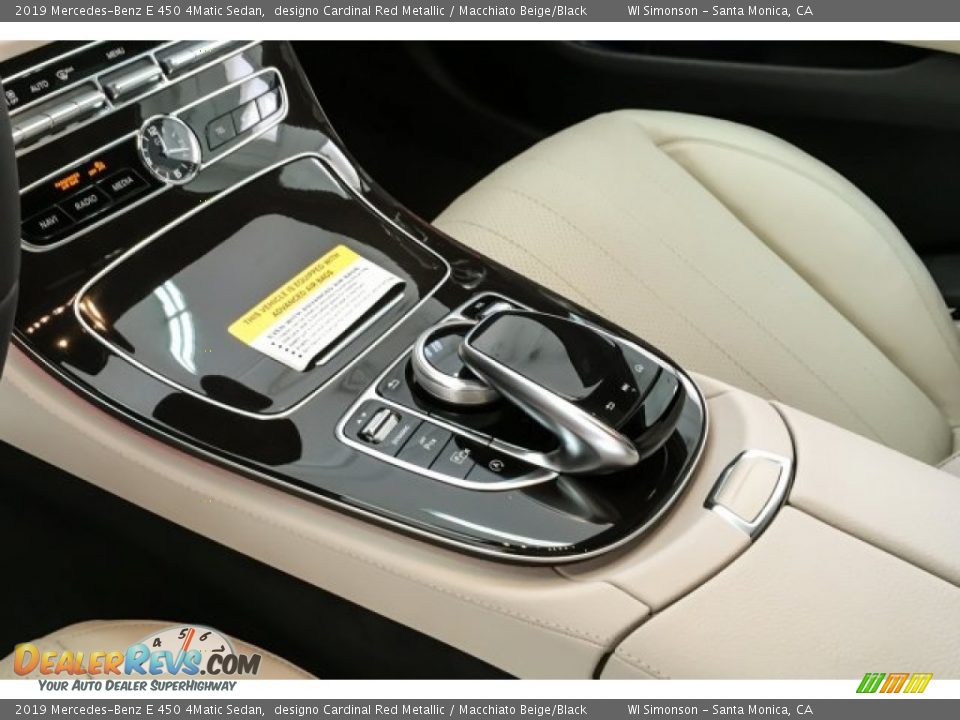 2019 Mercedes-Benz E 450 4Matic Sedan designo Cardinal Red Metallic / Macchiato Beige/Black Photo #7