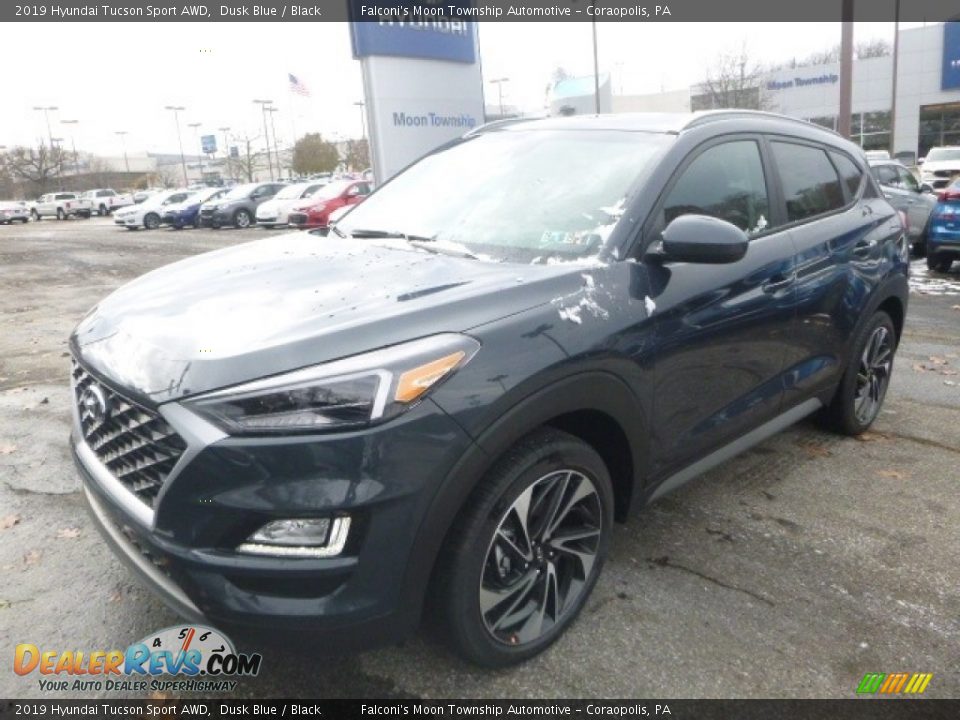 2019 Hyundai Tucson Sport AWD Dusk Blue / Black Photo #4