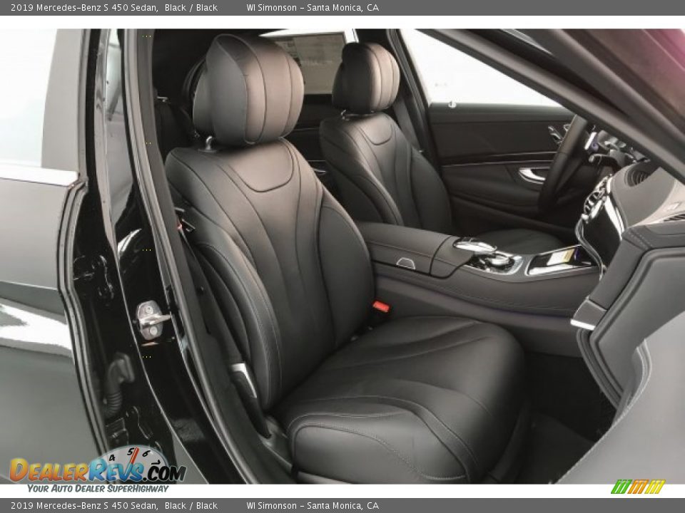 2019 Mercedes-Benz S 450 Sedan Black / Black Photo #5