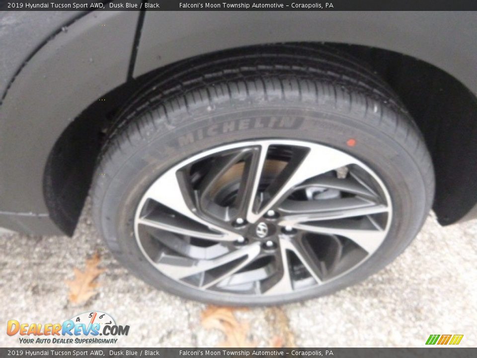 2019 Hyundai Tucson Sport AWD Dusk Blue / Black Photo #7