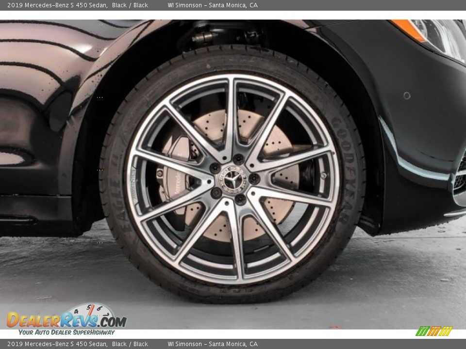 2019 Mercedes-Benz S 450 Sedan Black / Black Photo #9
