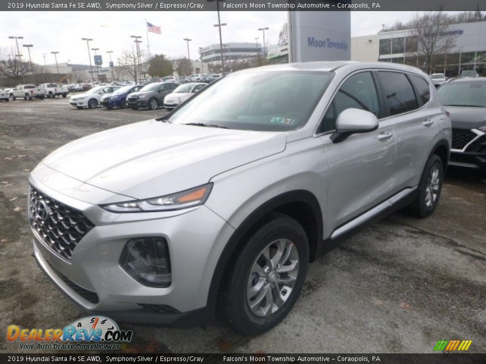 2019 Hyundai Santa Fe SE AWD Symphony Silver / Espresso/Gray Photo #5