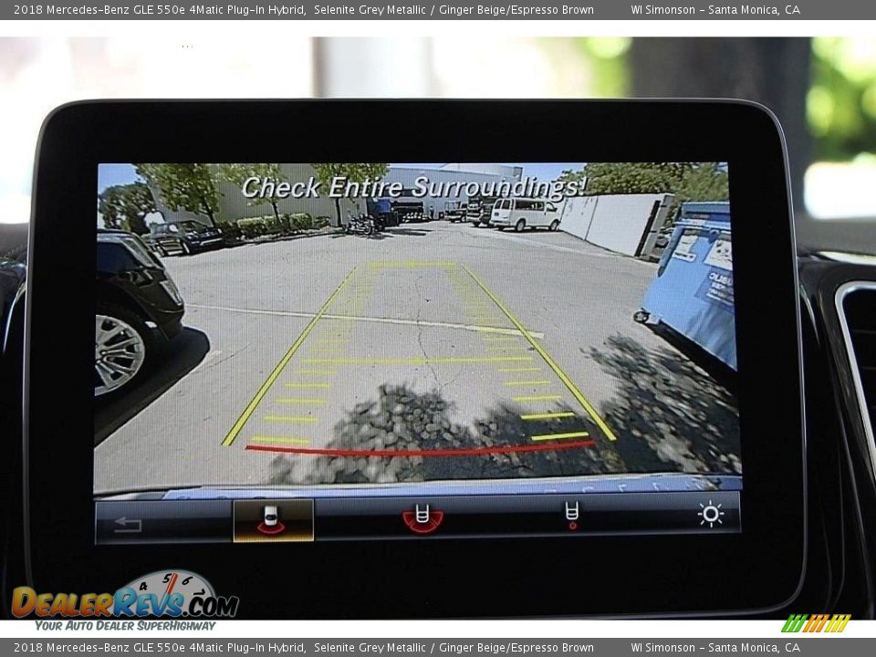 2018 Mercedes-Benz GLE 550e 4Matic Plug-In Hybrid Selenite Grey Metallic / Ginger Beige/Espresso Brown Photo #13