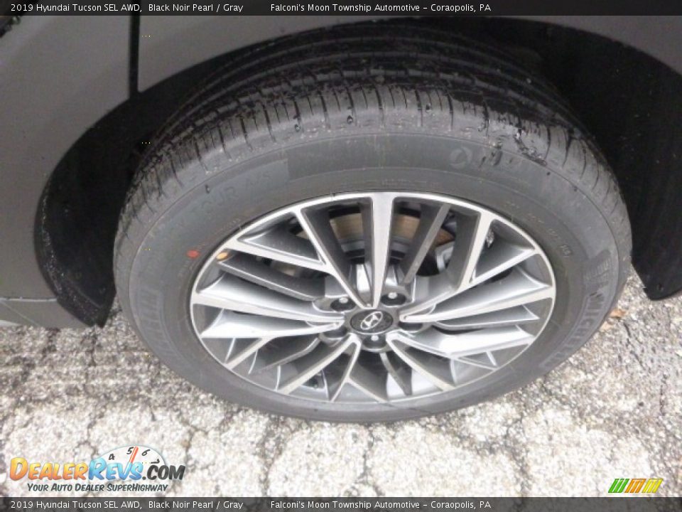 2019 Hyundai Tucson SEL AWD Black Noir Pearl / Gray Photo #7