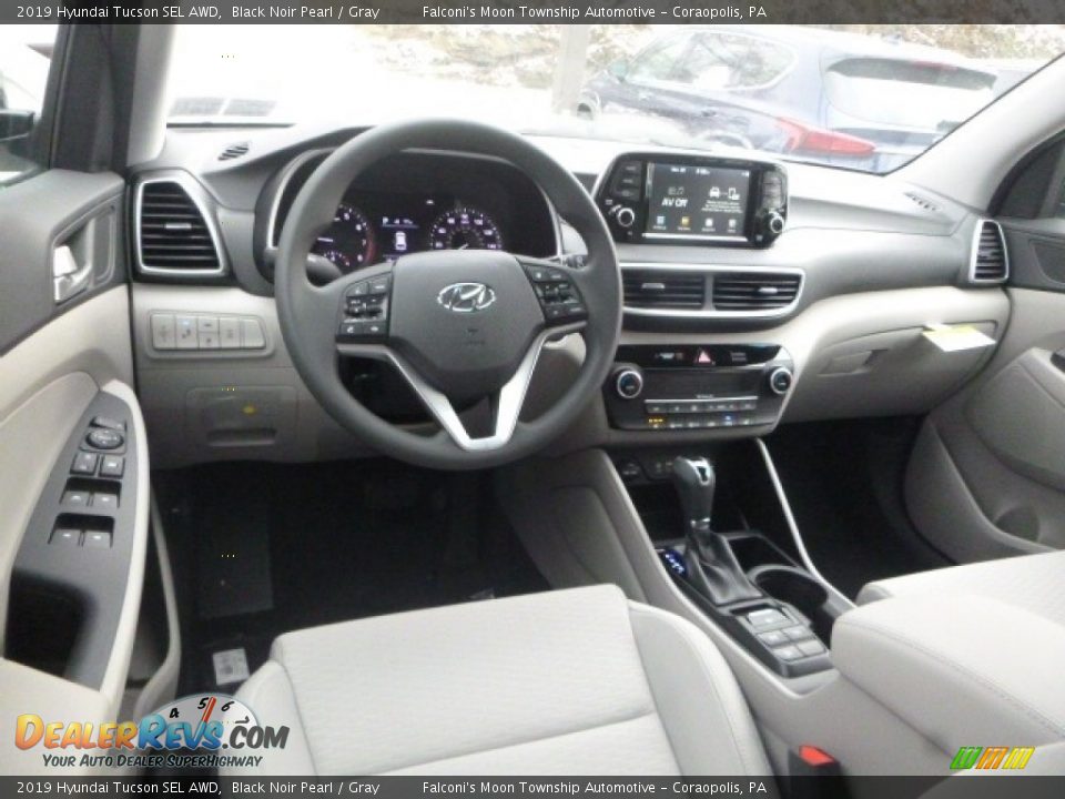 2019 Hyundai Tucson SEL AWD Black Noir Pearl / Gray Photo #9