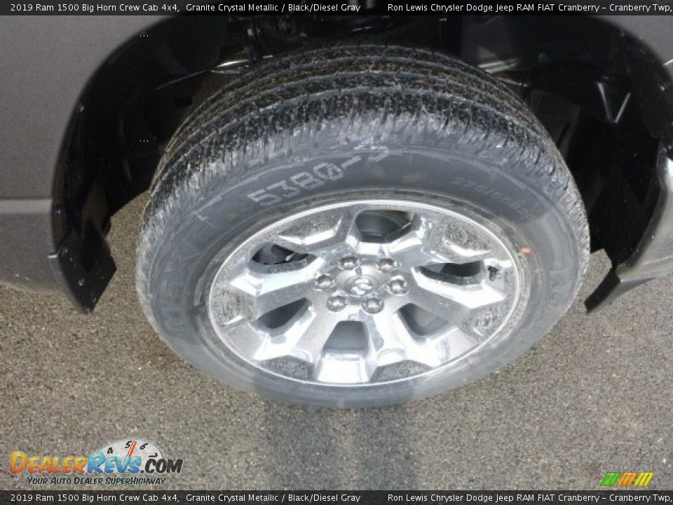 2019 Ram 1500 Big Horn Crew Cab 4x4 Granite Crystal Metallic / Black/Diesel Gray Photo #9