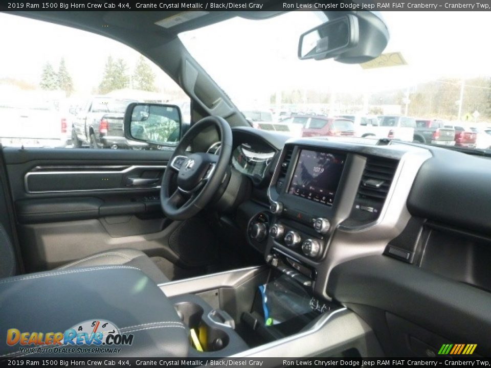 2019 Ram 1500 Big Horn Crew Cab 4x4 Granite Crystal Metallic / Black/Diesel Gray Photo #11