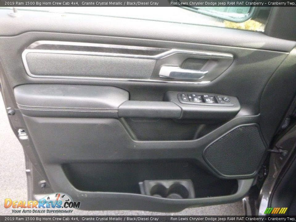 2019 Ram 1500 Big Horn Crew Cab 4x4 Granite Crystal Metallic / Black/Diesel Gray Photo #14