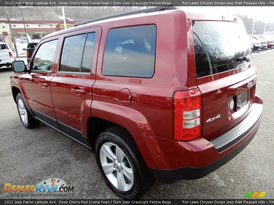 2012 Jeep Patriot Latitude 4x4 Deep Cherry Red Crystal Pearl / Dark Slate Gray/Light Pebble Beige Photo #3