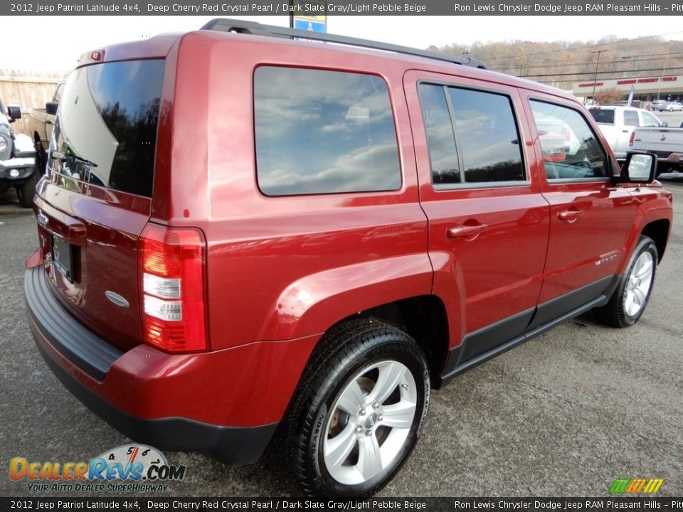 2012 Jeep Patriot Latitude 4x4 Deep Cherry Red Crystal Pearl / Dark Slate Gray/Light Pebble Beige Photo #6