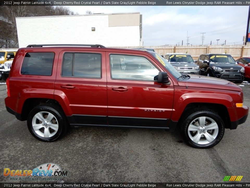 2012 Jeep Patriot Latitude 4x4 Deep Cherry Red Crystal Pearl / Dark Slate Gray/Light Pebble Beige Photo #7