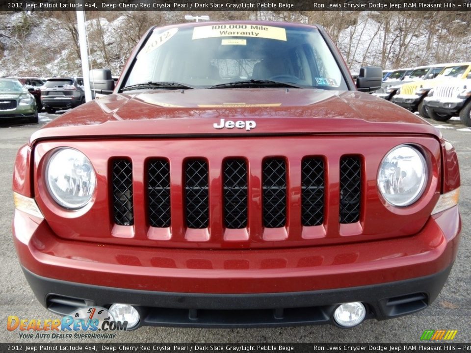 2012 Jeep Patriot Latitude 4x4 Deep Cherry Red Crystal Pearl / Dark Slate Gray/Light Pebble Beige Photo #9