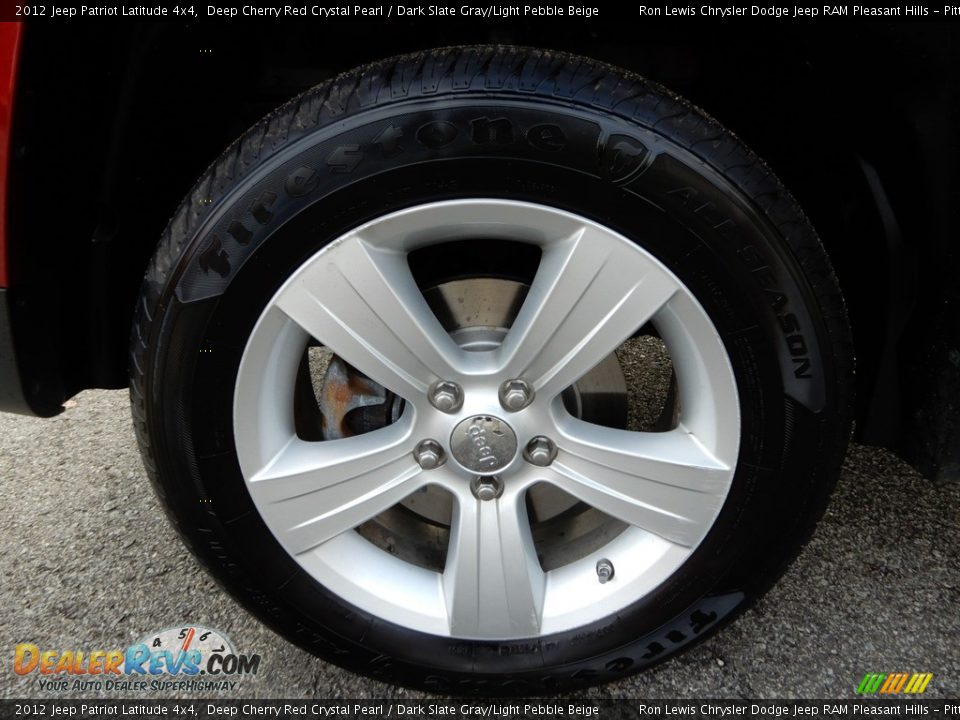2012 Jeep Patriot Latitude 4x4 Deep Cherry Red Crystal Pearl / Dark Slate Gray/Light Pebble Beige Photo #10