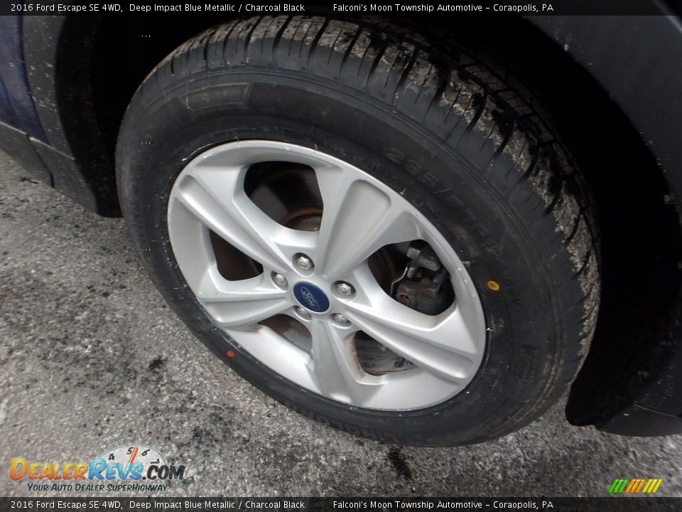 2016 Ford Escape SE 4WD Deep Impact Blue Metallic / Charcoal Black Photo #10