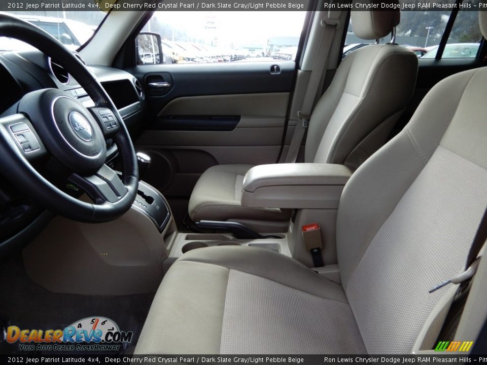 2012 Jeep Patriot Latitude 4x4 Deep Cherry Red Crystal Pearl / Dark Slate Gray/Light Pebble Beige Photo #12