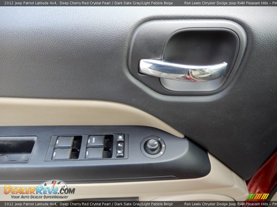 2012 Jeep Patriot Latitude 4x4 Deep Cherry Red Crystal Pearl / Dark Slate Gray/Light Pebble Beige Photo #15