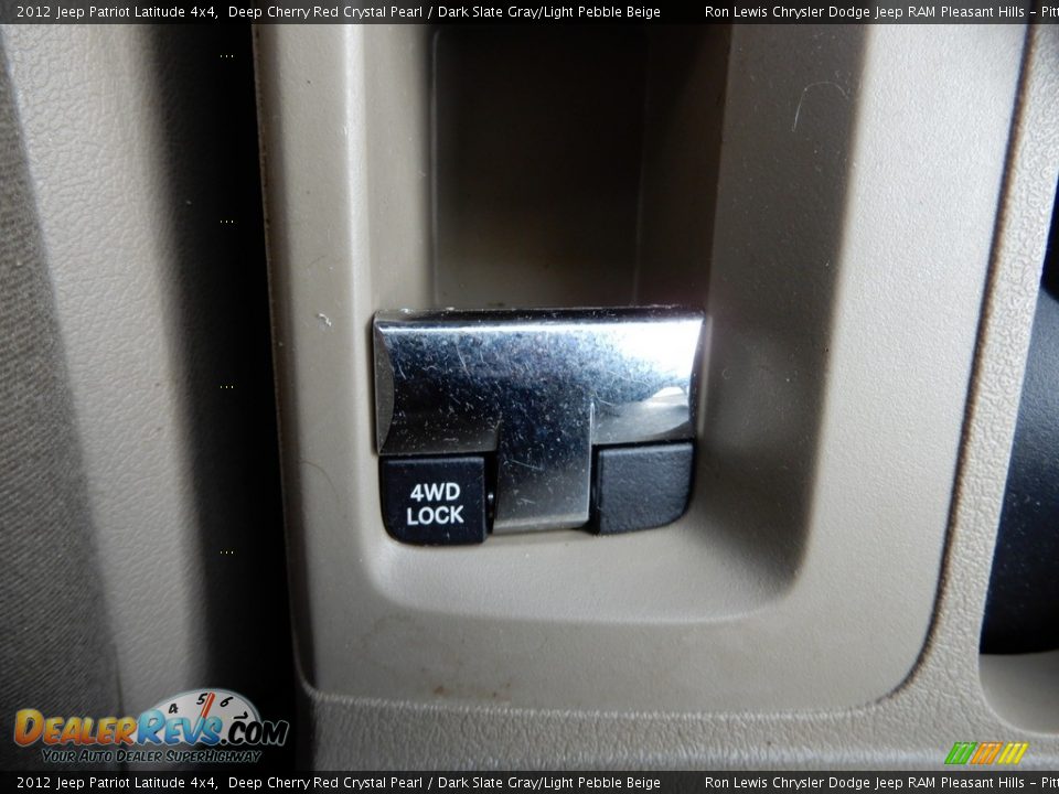 2012 Jeep Patriot Latitude 4x4 Deep Cherry Red Crystal Pearl / Dark Slate Gray/Light Pebble Beige Photo #17