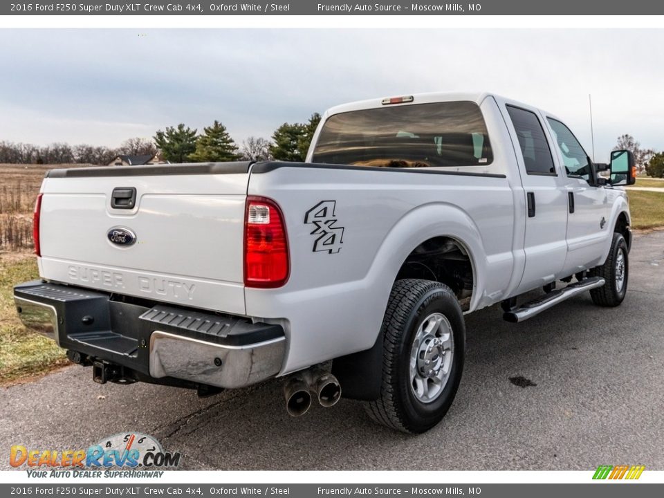 2016 Ford F250 Super Duty XLT Crew Cab 4x4 Oxford White / Steel Photo #4