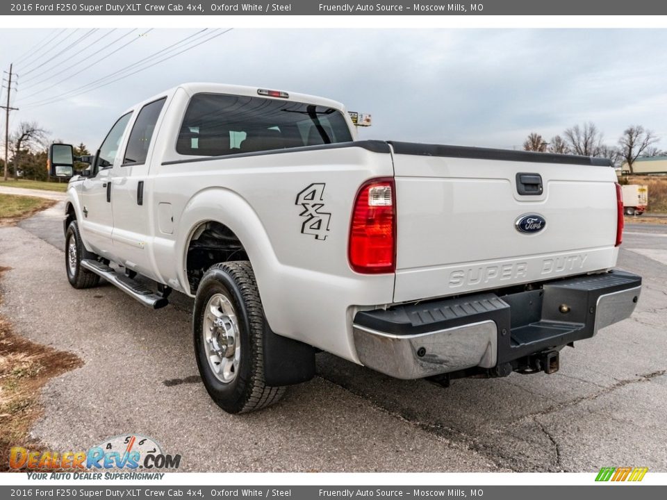 2016 Ford F250 Super Duty XLT Crew Cab 4x4 Oxford White / Steel Photo #6