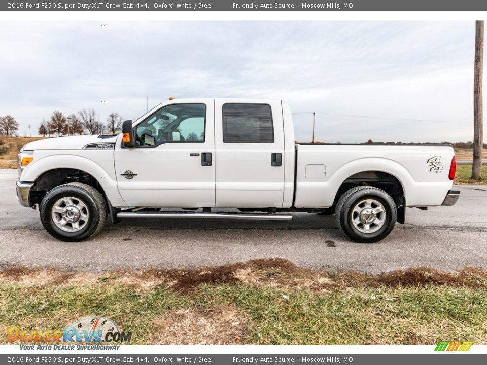 2016 Ford F250 Super Duty XLT Crew Cab 4x4 Oxford White / Steel Photo #7