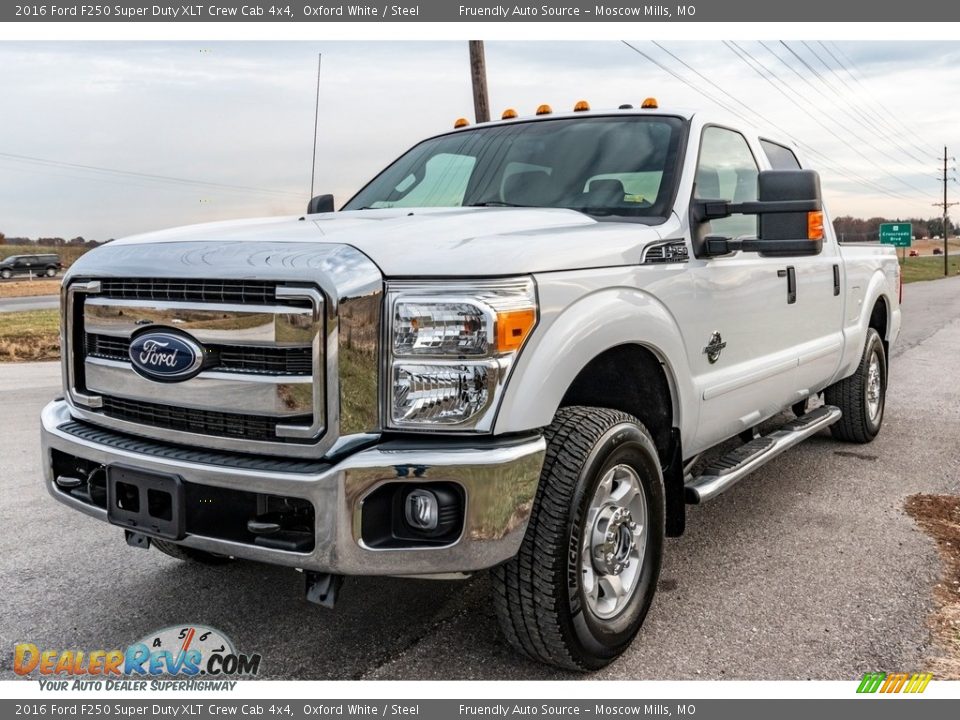 2016 Ford F250 Super Duty XLT Crew Cab 4x4 Oxford White / Steel Photo #8