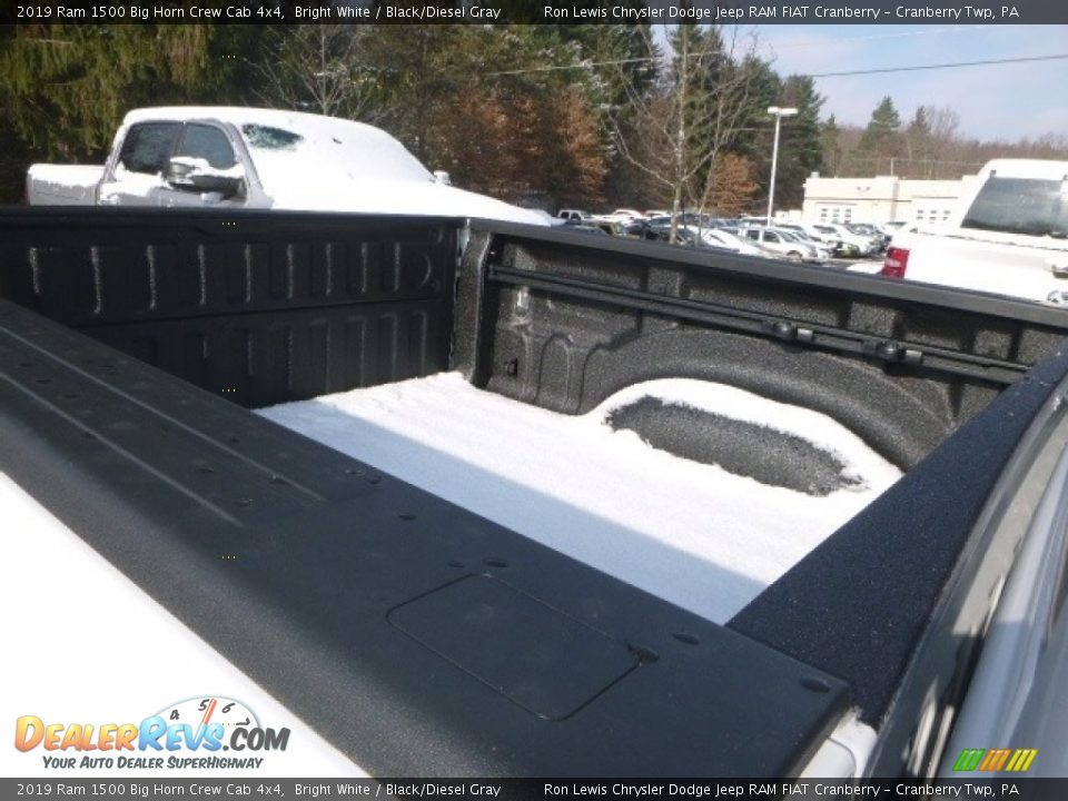 2019 Ram 1500 Big Horn Crew Cab 4x4 Bright White / Black/Diesel Gray Photo #12