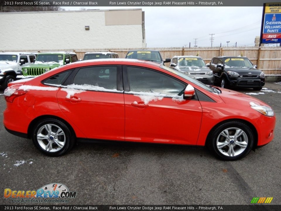 2013 Ford Focus SE Sedan Race Red / Charcoal Black Photo #7