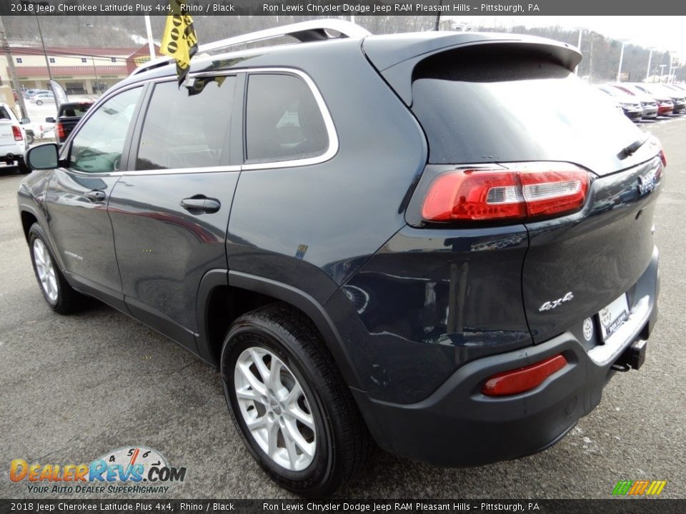 2018 Jeep Cherokee Latitude Plus 4x4 Rhino / Black Photo #3