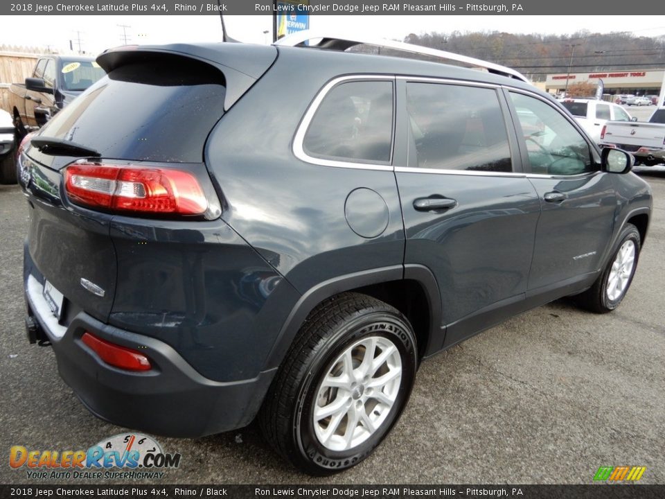 2018 Jeep Cherokee Latitude Plus 4x4 Rhino / Black Photo #6